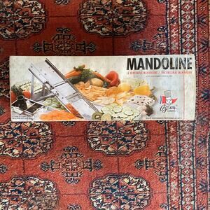 NIB Mandoline Bron Couke Stainless Steel Professional Equipment Made in France